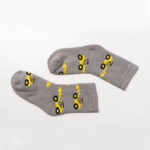 ABS - Pamučne termo čarape - sa gumenim otiskom (bez klizanja) - Bager