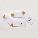 ABS - Pamučne termo čarape - sa gumenim otiskom (bez klizanja) - Srce